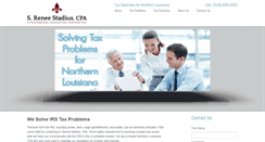 Desktop Screenshot of northlouisianataxhelp.com